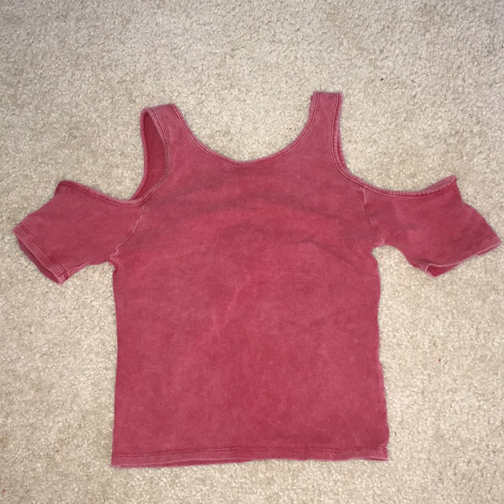 Cold shoulder shirt